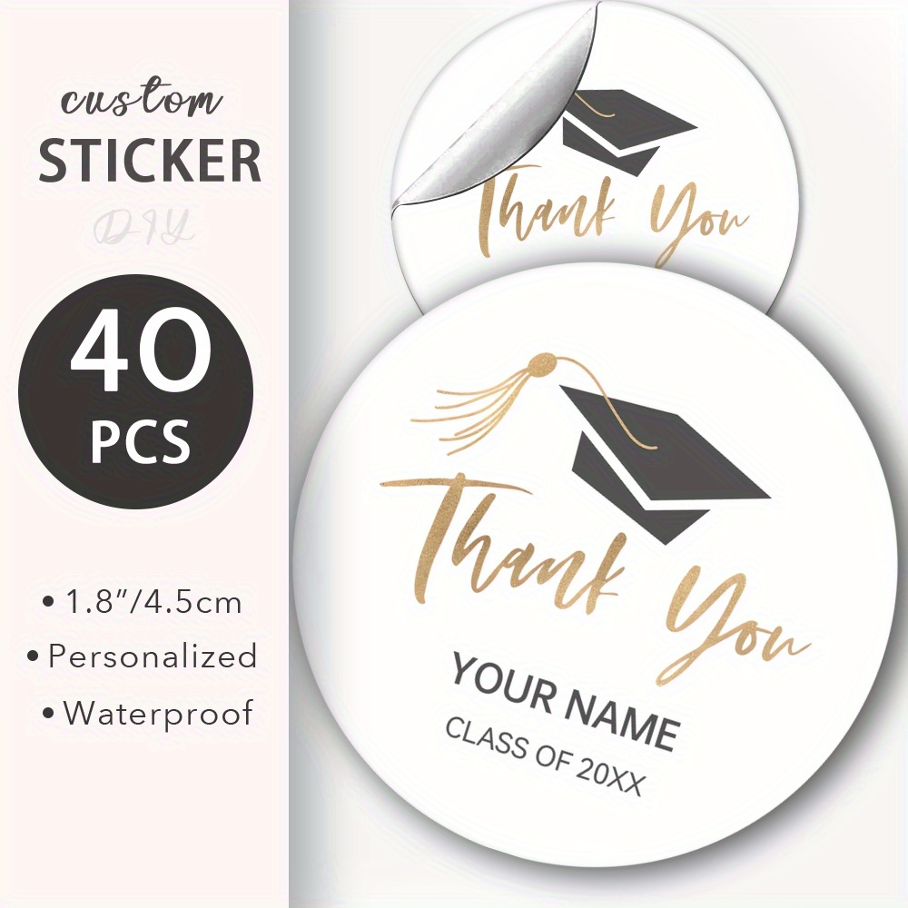 Buy Aidi Graduation Stickers 48PCS Class Of 2023 Grad Sticker Adhesive Graduation Stickers Graduation Round Stickers Graduation Labels Stickers Graduation Envelope Seal Stickers Graduation Party Decals