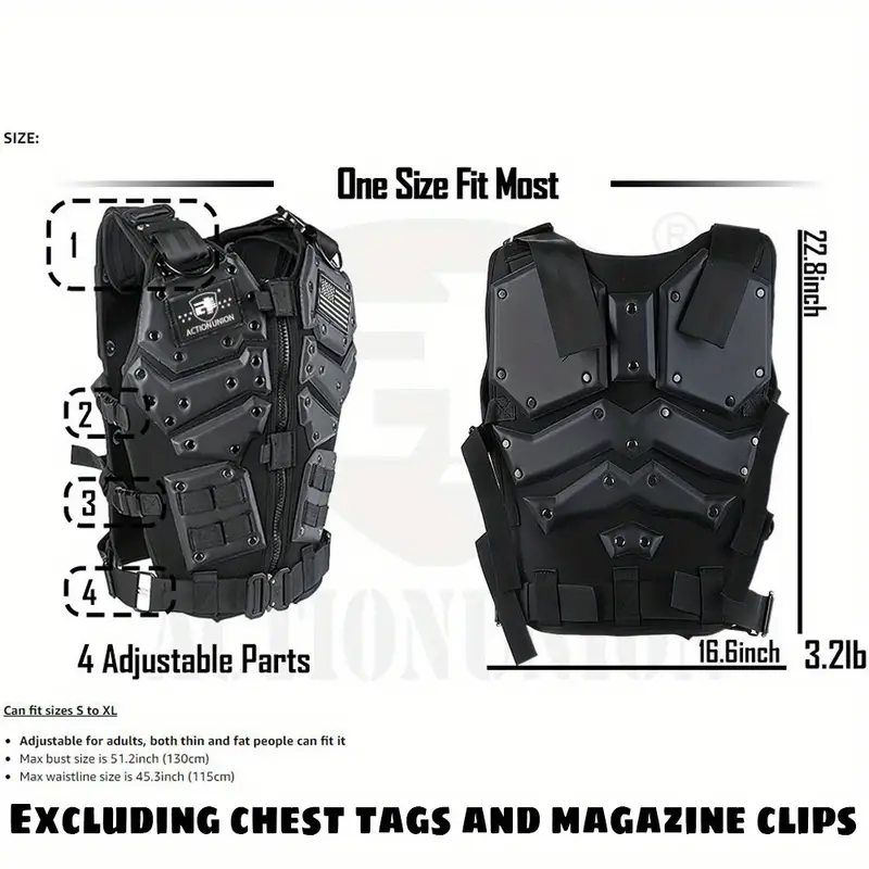 tf3 adjustable outdoor molle vest for sports training details 0