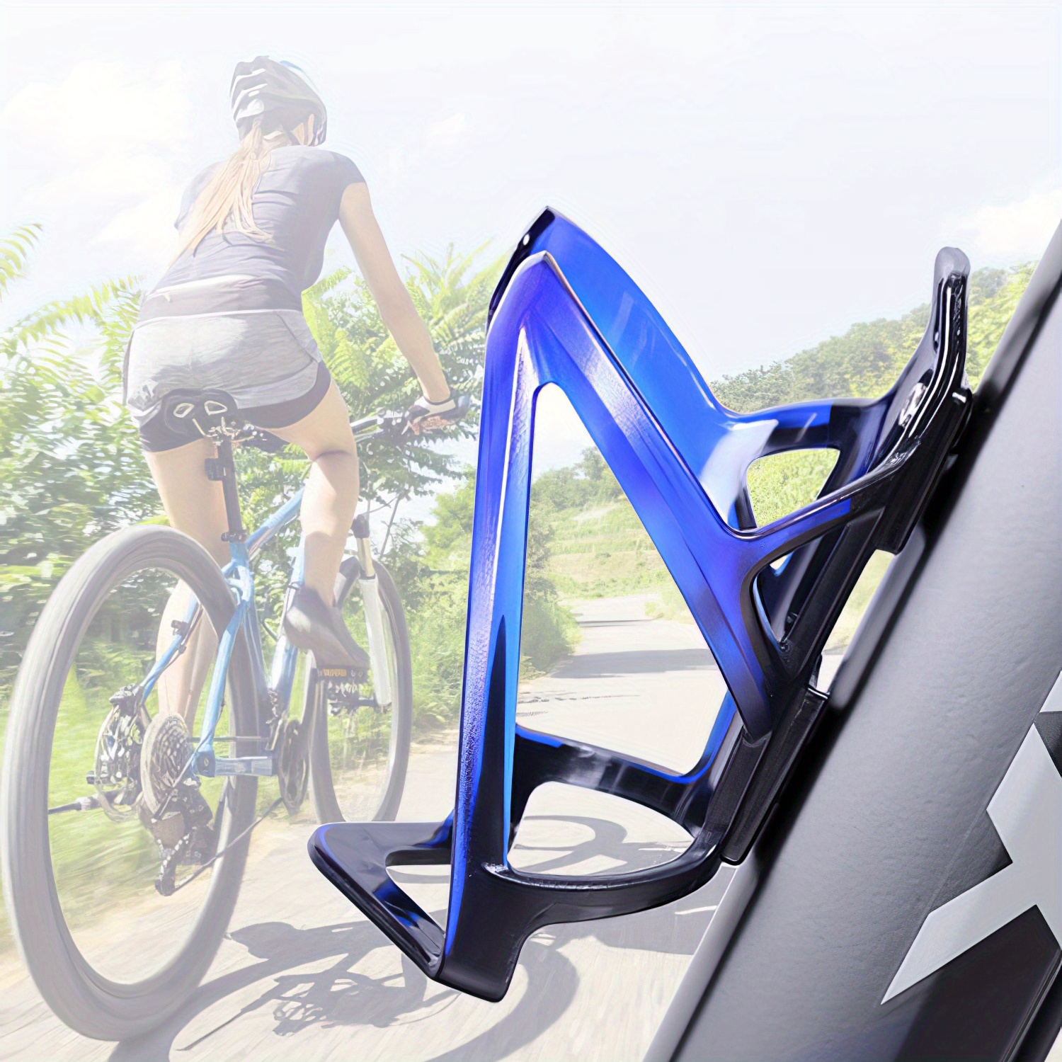 

Bicycle Water Bottle Holder Bracket For Mtb And Road Bikes, Vibrant Lightweight Drink Kettle Cage Rack Carrier, Cycling Riding Accessory