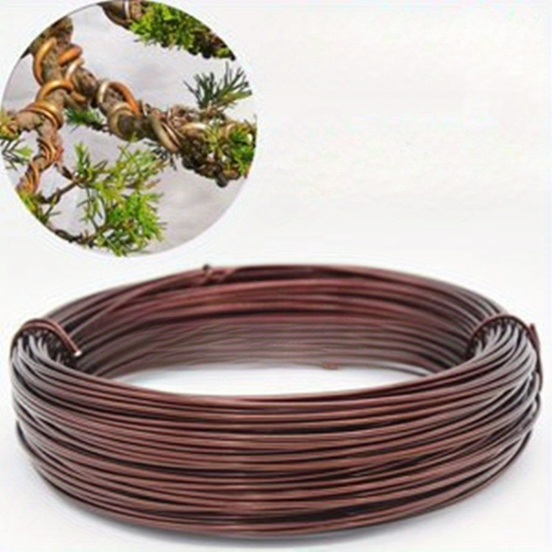 

Bonsai Training Wire 16.5 Feet - Flexible Anodized Aluminum For Tree Shaping And Styling, Durable Plant Sculpting Wire For Garden Enthusiasts