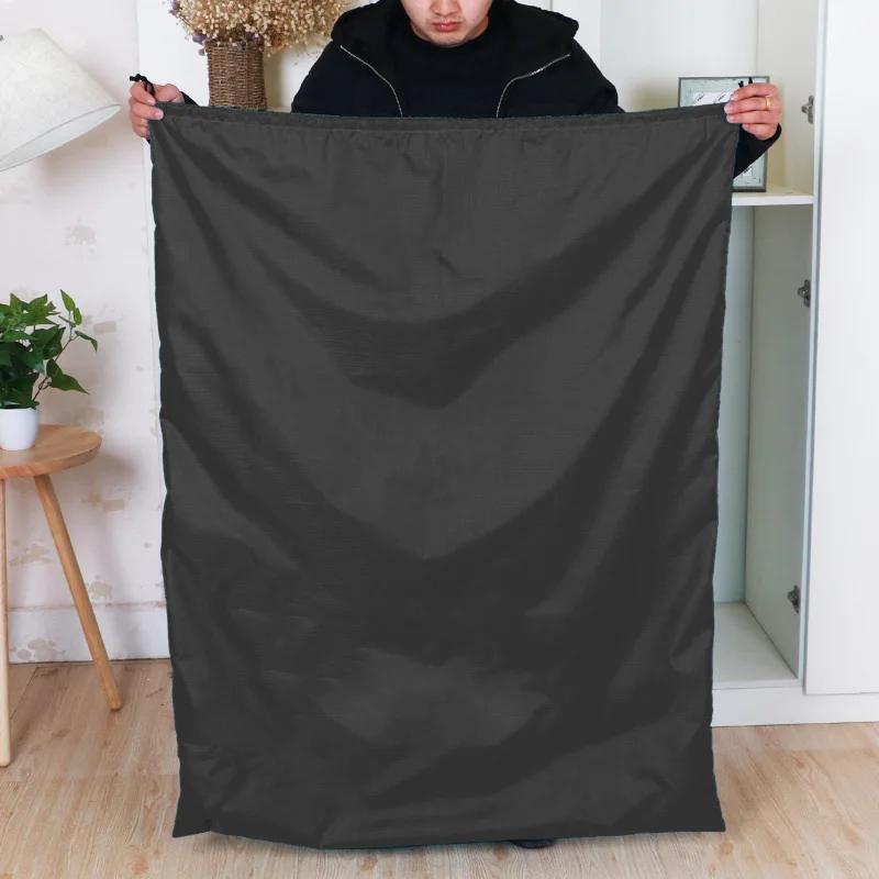 TEMU Waterproof Storage Bags With Drawstring, Super Large Capacity, Sturdy, Home Organizer, Big Size, Grocery Dust Bag For Bedding