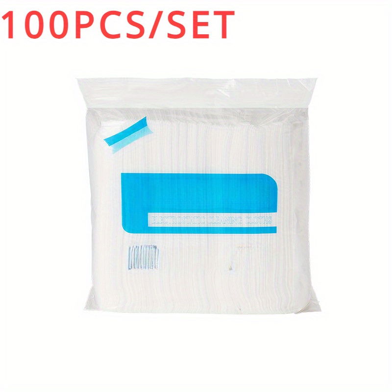 100pcs Thickened Electrostatic Mop Pads - Dust Removal, Compatible With Sweeper, Easy-use Disposable Dry Sweeping Cloths For Home Cleaning, Mops For Floor Cleaning