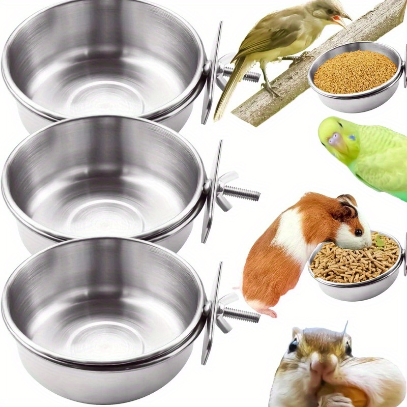 Pawfly Vogel-Wasserspender 4er Set - Automatische Tränke Für Käfigvögel | 140ml, Grün, Für Sittiche & Wellensittiche