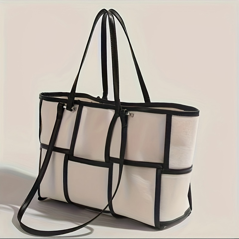 

Niche Braided Design Shoulder Bag, Women's Large Capacity Handbag, Fashionable Daily Use Handbag