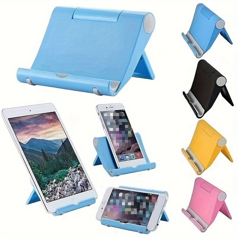 

Multi-angle Adjustable Folding Phone And Tablet Stand, Universal Portable Plastic Holder For 4-11 Inch Devices - Viewing Accessory