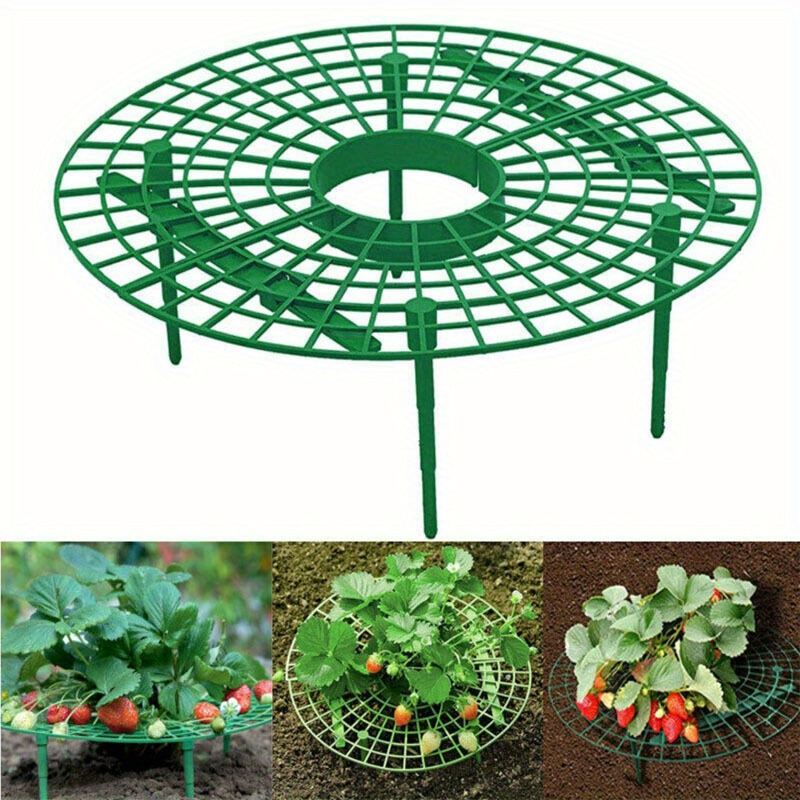 

Garden-ready Strawberry Planting Stand - Durable Plastic, Ideal For Balcony & Farm Gardens