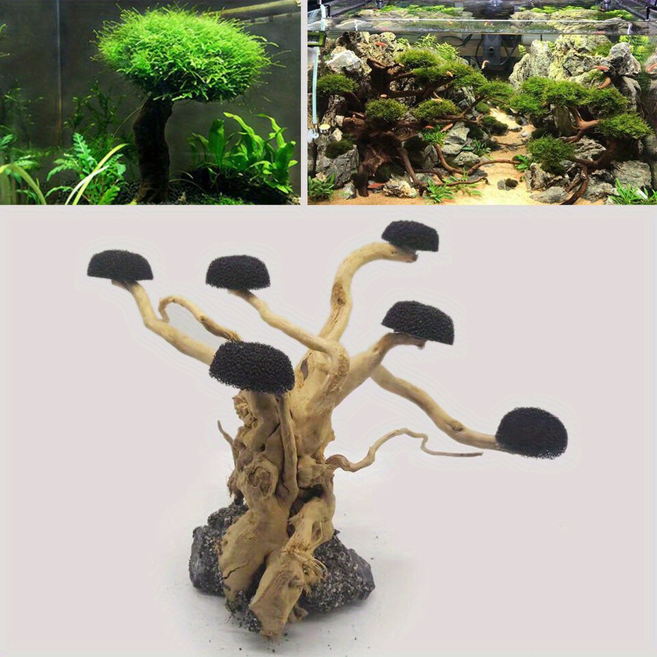 

1pc 16-20cm 6 Heads Fish Tank Driftwood Root Aquarium Plant Landscape Fish Tank Ornaments