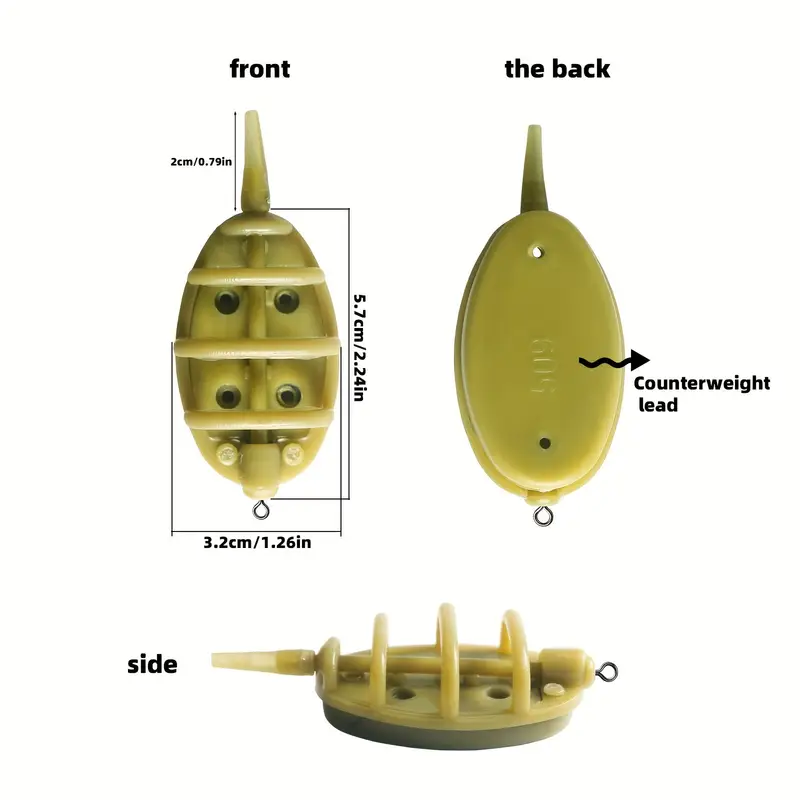 fishing bait lure cage Carp Feeder Baits Cage, Spring Fish Feeder with Holder, Inline Methods Fishings Tackle Baits Hook Rigs Set Sinkers Feeder Tackle Fishing Sinkers Weights : Sports & Outdoors Great for catching smelt BESPORTBLE 5PCS Fishing Bait Cage