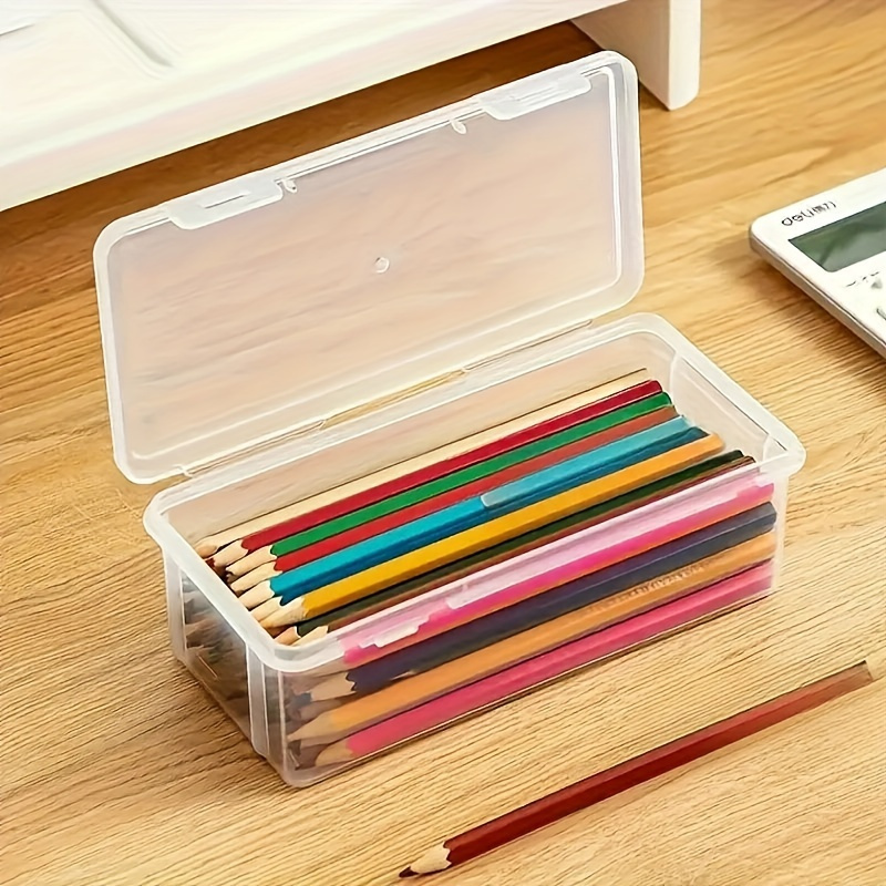 

Frosted Pencil Case 1pc - Spacious, Lightweight & High-capacity Storage Organizer For School Essentials, Durable & Portable For Students And Professionals