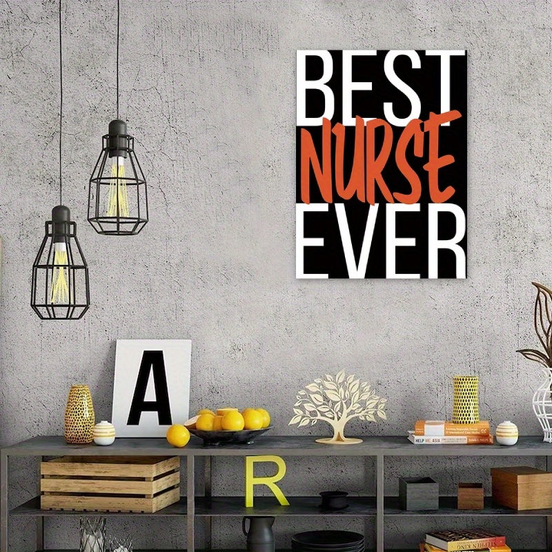 1pc, Nurse Appreciation Wall Art Decorative Sign, Inspirational Quote ...