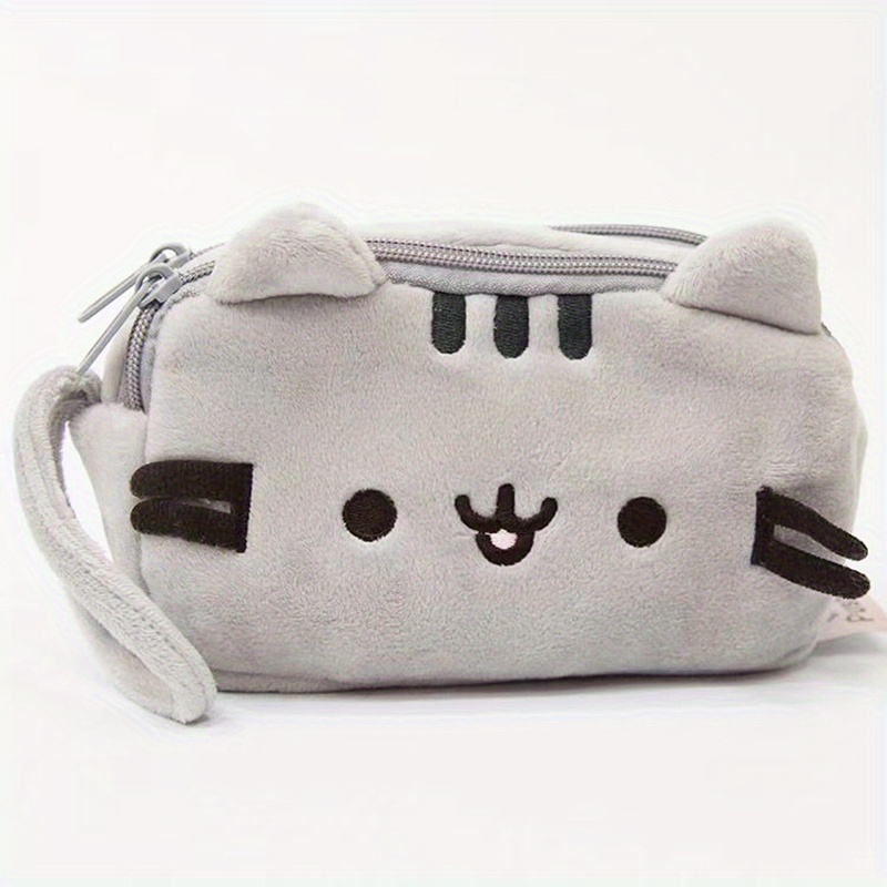 

Cute Cat-themed Soft Pencil Case & Desk Organizer - Perfect For Daily Office Use Office Desk Accessories Cute Office Supplies