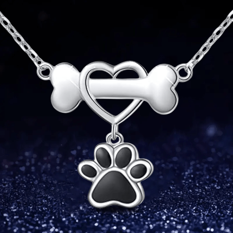 

1pc Fashion Animal Paw Pendant Necklace, Men's Necklace Wedding Festival Jewelry Gift