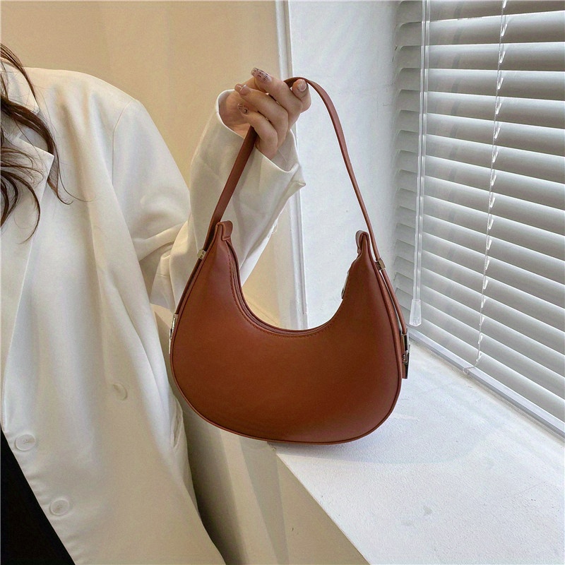

Women's Fashion Shoulder Bag, Chic Casual Armpit Tote Minimalist Handbag, Summer Trend Versatile Elegant Single-strap Purse