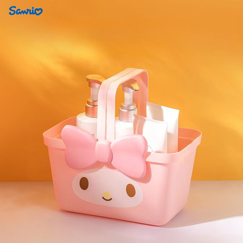 

1pc, Licensed Plastic Storage Basket, Cute Portable Organizer For Misc Items, Snacks, And Gifts