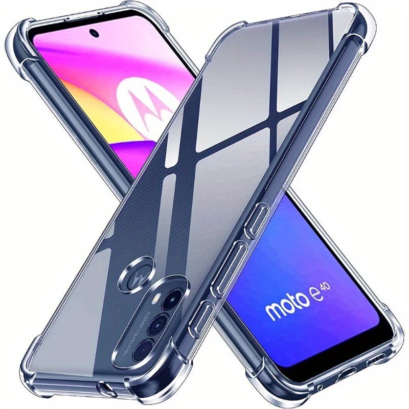 

Coque Transparente de 1.5mm d'Épaisseur pour Motorola Moto E20 E30 E40 E22 E22i E22s E32 E32s E6 Play E6s E7 Plus E13 E7Power