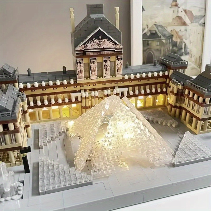 

3500 Pcs French Building Model, 3d Puzzle Education Building Blocks Set For Teens And Adults