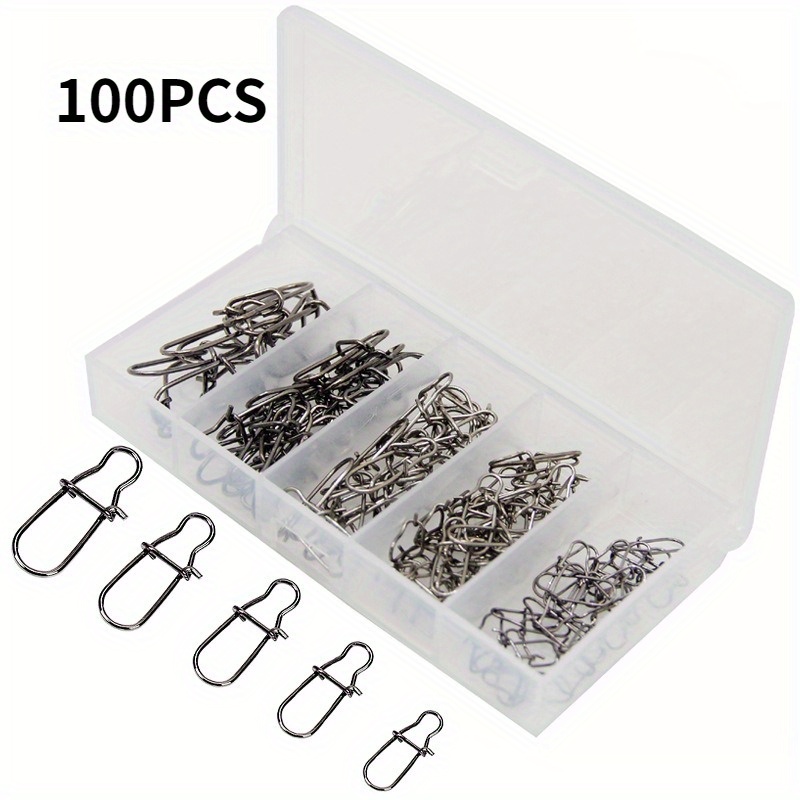 

100pcs/box Durable Stainless Steel Lure Reinforcement Pins, Strong Fishing Tackle Accessories