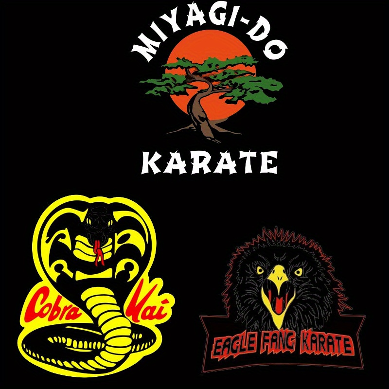 

3pcs Cobra & Eagle Heat Transfer Patches - Polyester, T-shirts, Sweatshirts, Hoodies | Mixed Colors