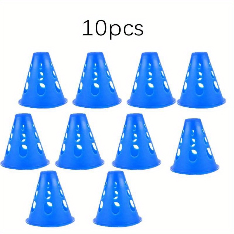 10er Set Rollkegel Für Inline-Skating & Sporttraining – Bunt, Windstabil, Ca. 8 Cm Hoch