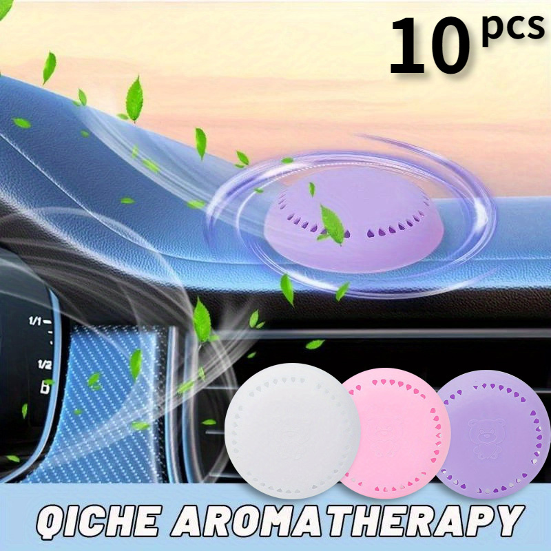 

10pcs Long- Aromatherapy Air Fresheners With Extra Shell - Fragrant Solid Deodorizer Tablets For Home, Car, Bathroom, Bedroom, , And Toilet Odor Removal