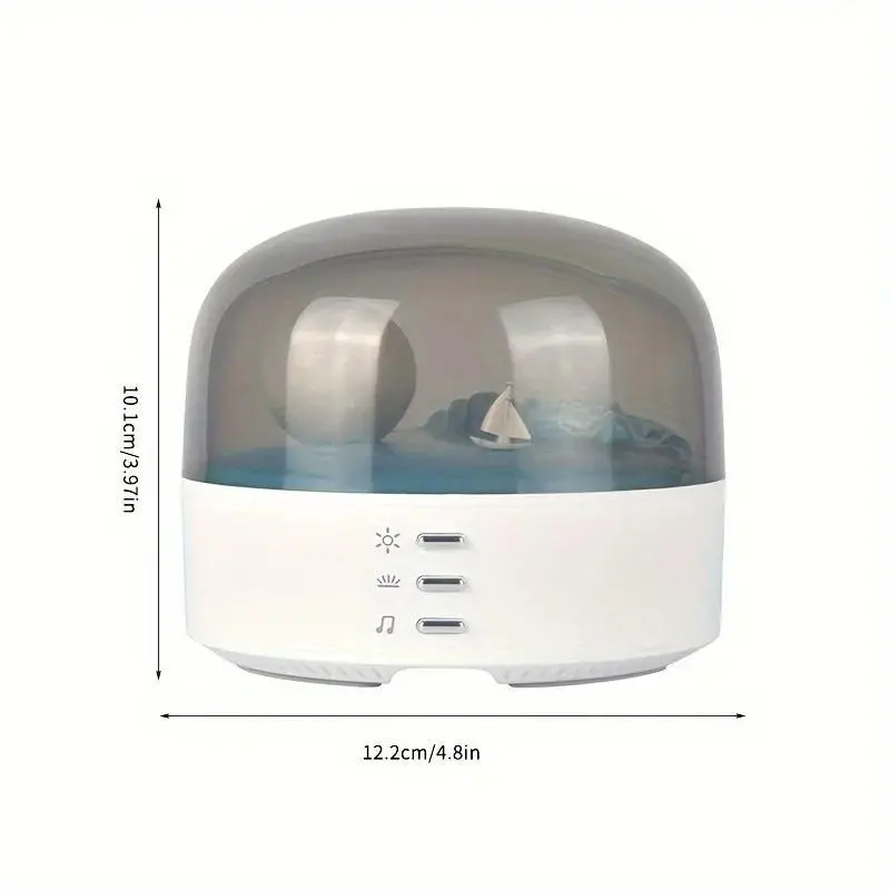 button controlled crescent moon led lamp usb rechargeable details 3