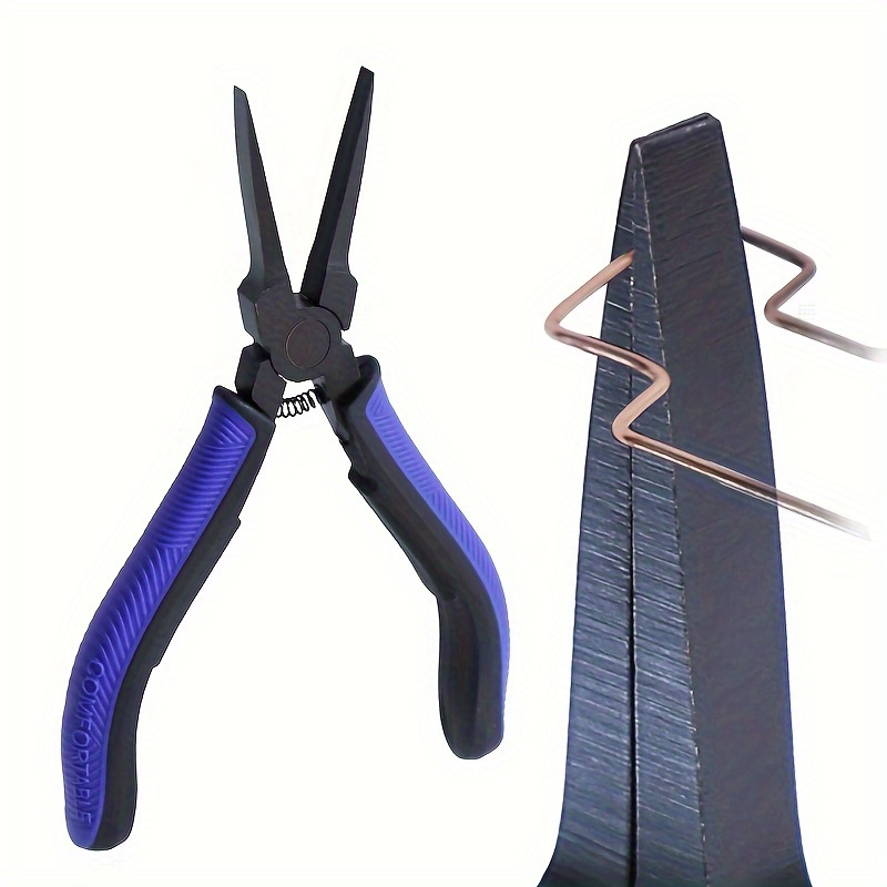 

Ultra-thin Flat Nose Plier Jewelry Making Pliers Toothless With Smooth Jaw Non-slip Handle For Jewelry Diy Wire Wrapping Bending