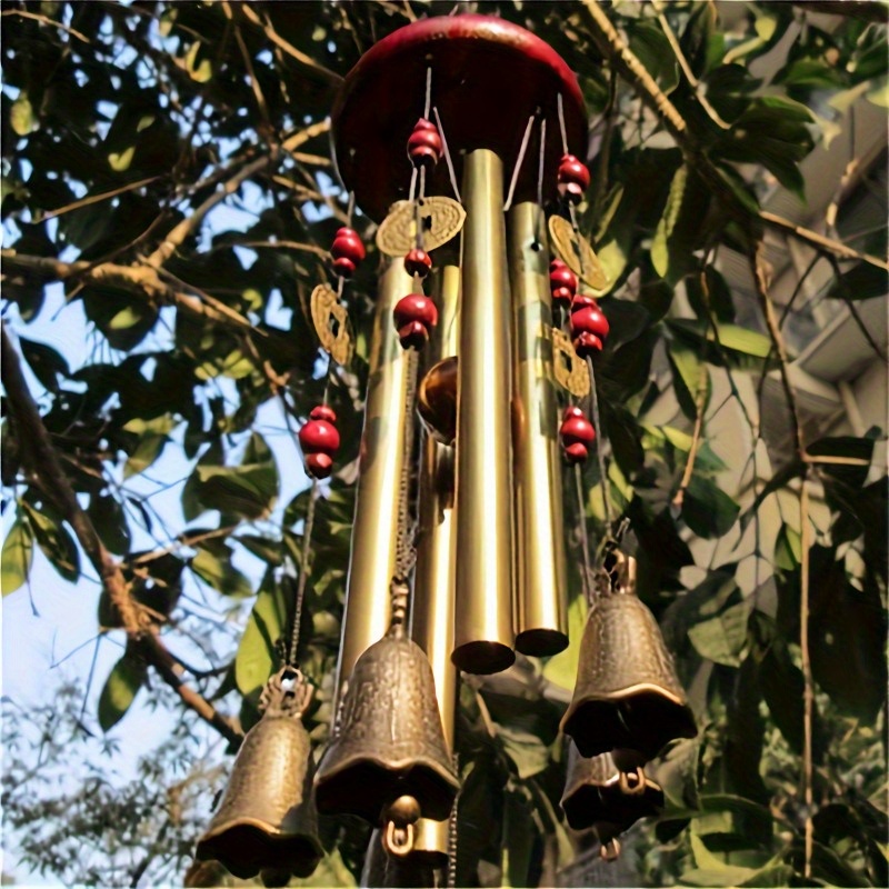 

Soothing Metal Wind Chimes - Large, Durable Outdoor Tubes For Relaxation & Meditation, Perfect Decor
