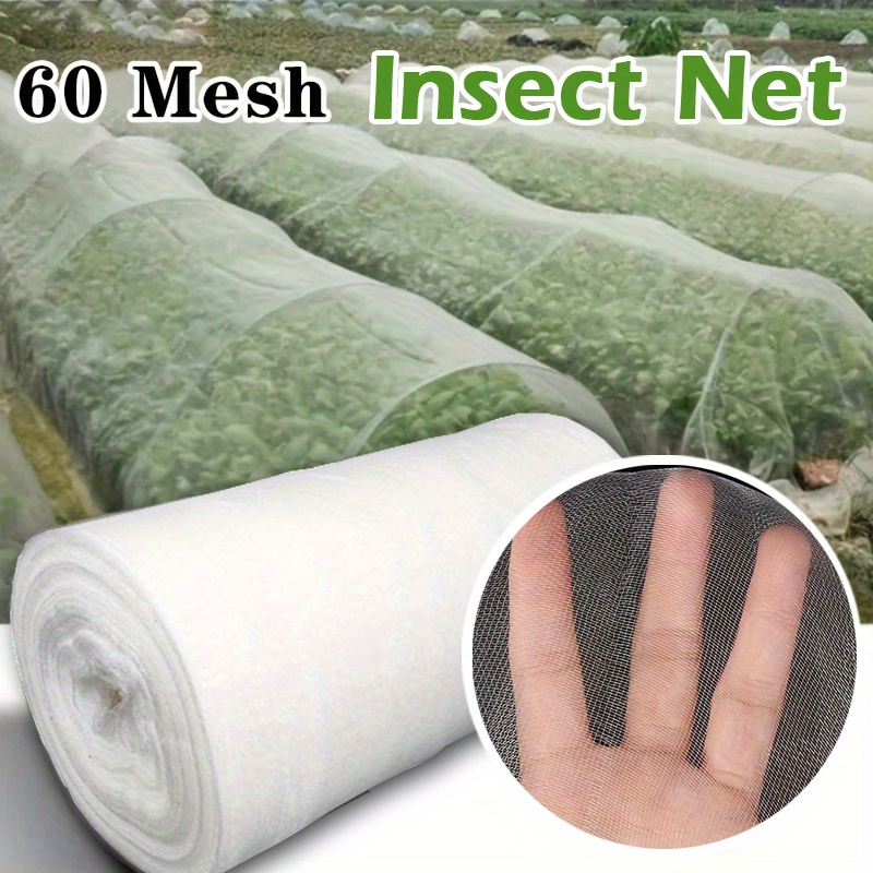 

safe Guard" Ultra-fine 60-mesh Reusable Garden Netting - White, Perfect For Protecting Vegetables, Fruits & Flowers From Pests, Insects & Birds