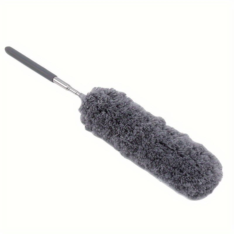 

Extendable Stainless Steel Dust Collector With Soft Pp Wool - Perfect For Bedroom & Living Room Cleaning, No Power Needed