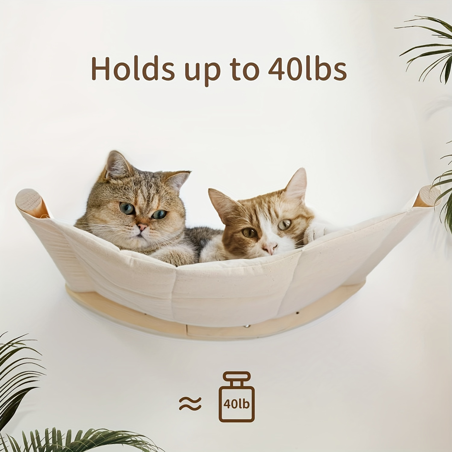 

Wooden Cat - -mounted & Detachable Shelves For