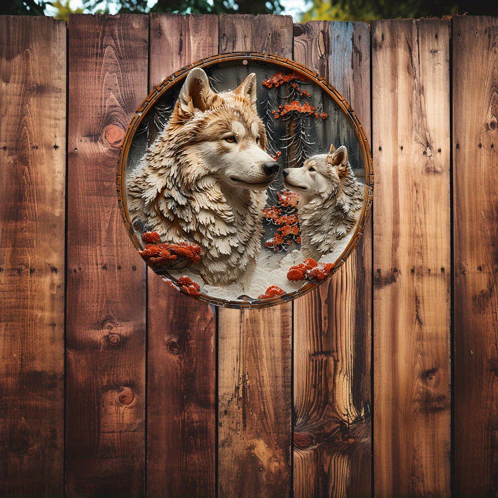 Husky Wall Art Sticker Aluminum 3d Textured Weather Temu Canada