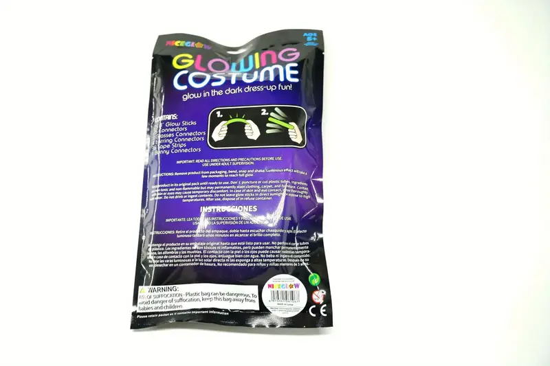 set assortment of glow sticks glow in the dark toy glowing outfit collection glow stick night light bundle customizable wristband celebration gathering karaoke night details 4