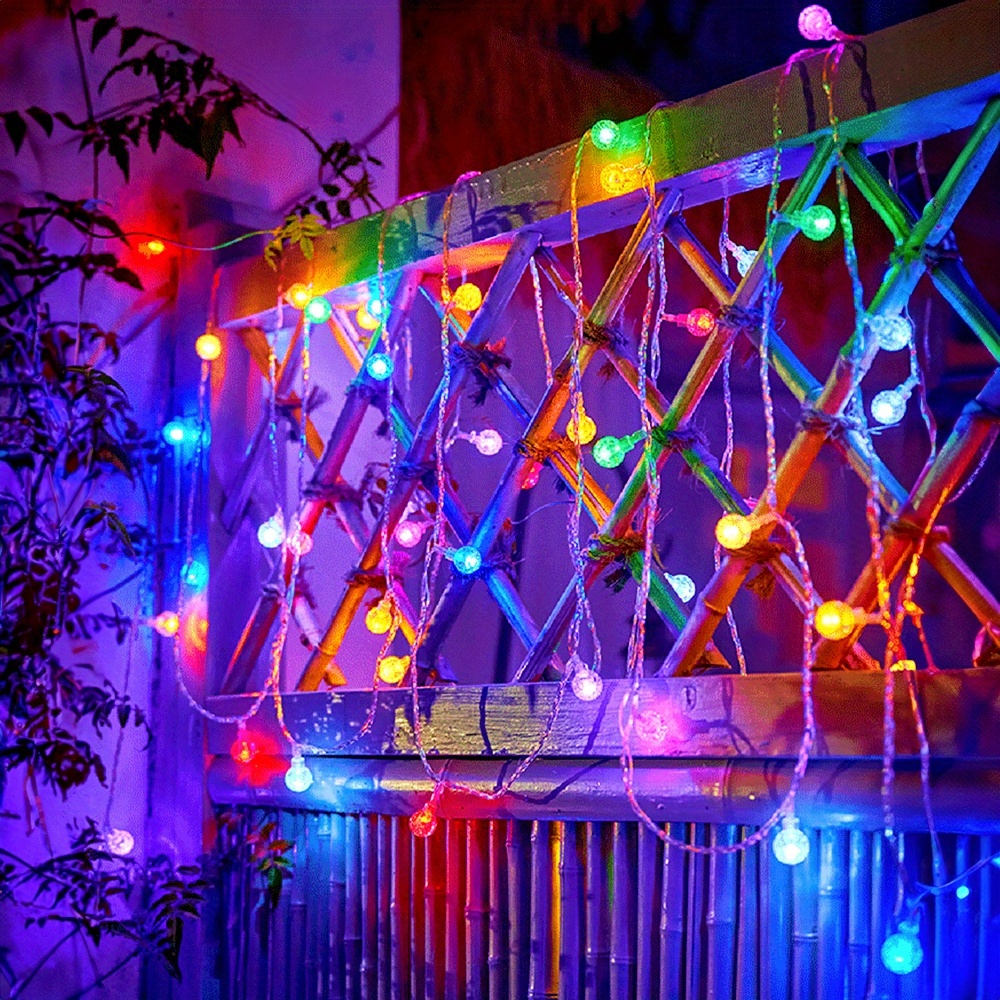1pc LED Colorful String Lights Battery-Powered Star Lights for Home,  Living Room, Bedroom, Dorm Decor Classic Plastic Hanging Lights with  Vibrant