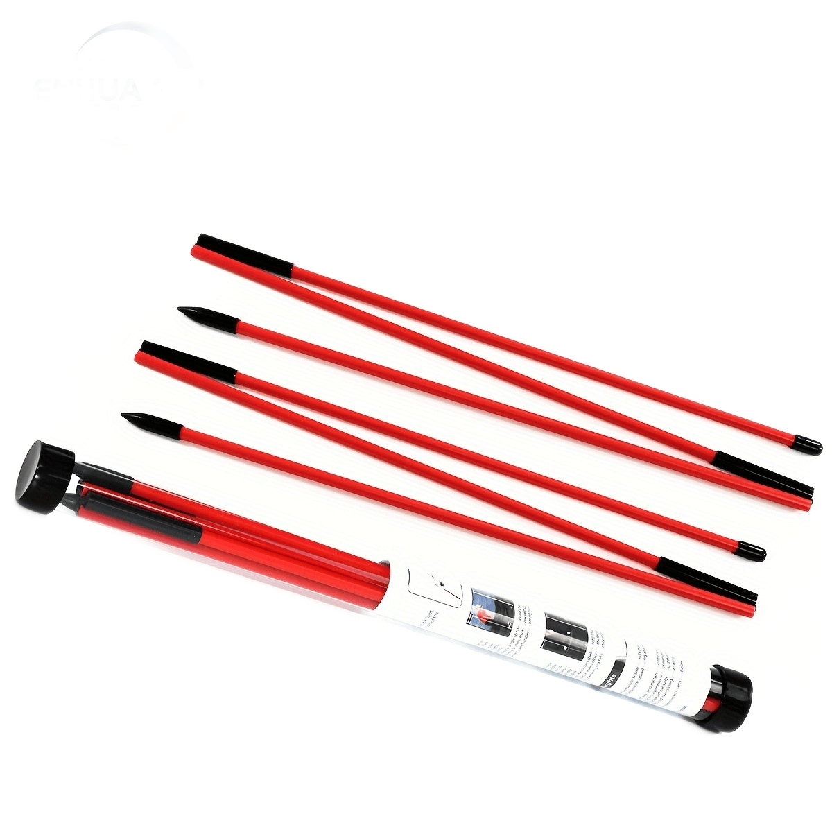 

1 Set Golf Alignment Stick, Golf Alignment Rods, Foldable Alignment Sticks For , Putting, Swing, Posture Corrector, Golf Practice Training Aid With Tube Case