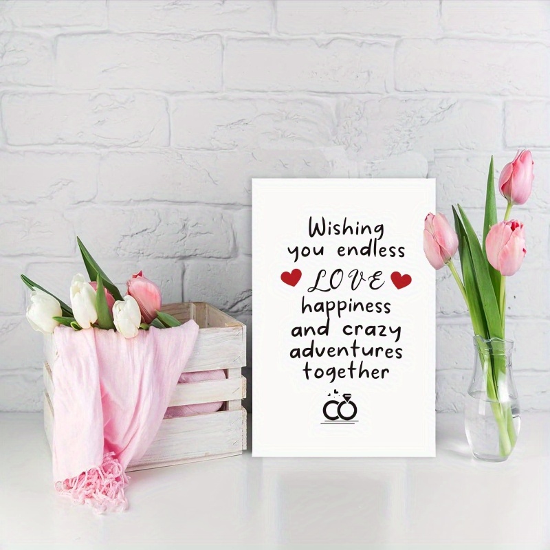 1pc, Fun Wedding Greeting Cards, Creative And Humorous Pattern Greeting ...
