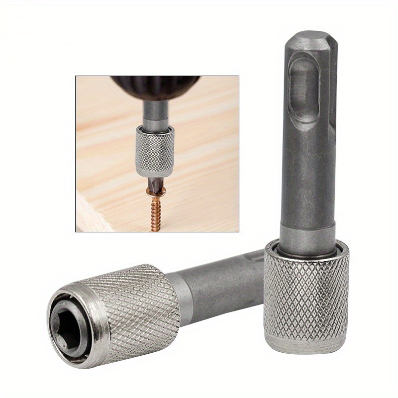 rotary hammer drill bit adapter 45 gauge steel sds round hex Temu United Kingdom