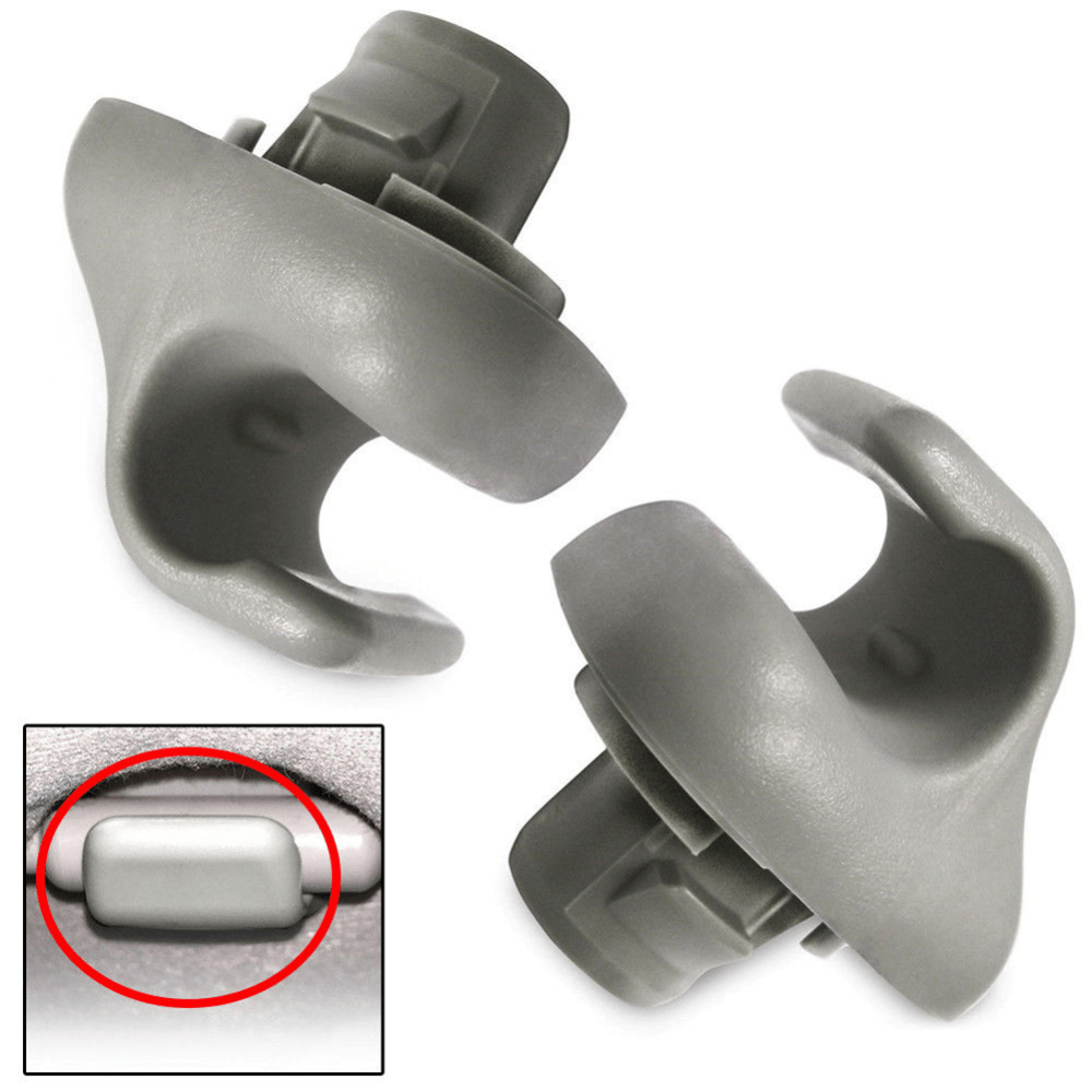 

2-pack Plastic Sun Visor Clips Compatible With Honda Accord 98-07, Civic 96-04, Cr--11, Element 03-05 - Durable Replacement 88217s01a01za Visor Accessories