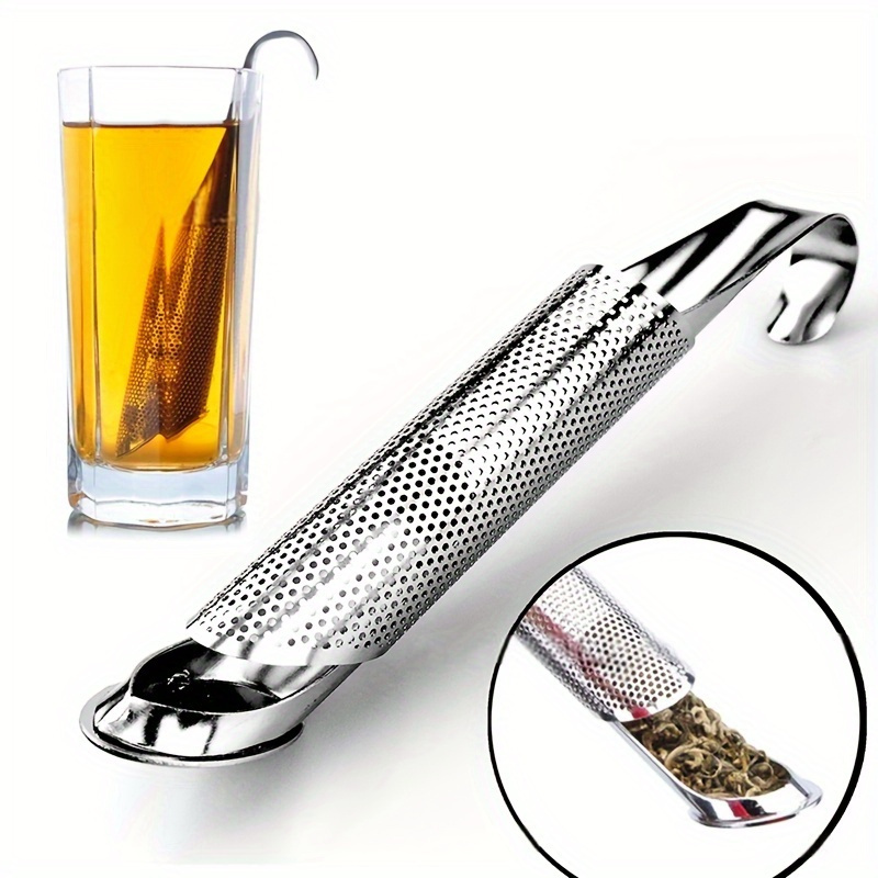 

-friendly, Premium Stainless Steel Tea Infuser - Long-handle Strainer Wand For Loose Leaf, Rose & Spices - Rvs & Home Use