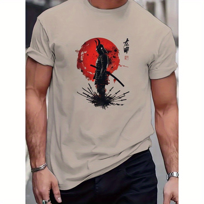 

Fierce Samurai Amidst Battlefield Fitted Men's T-shirt, Sweat-wicking And Freedom Of Movement