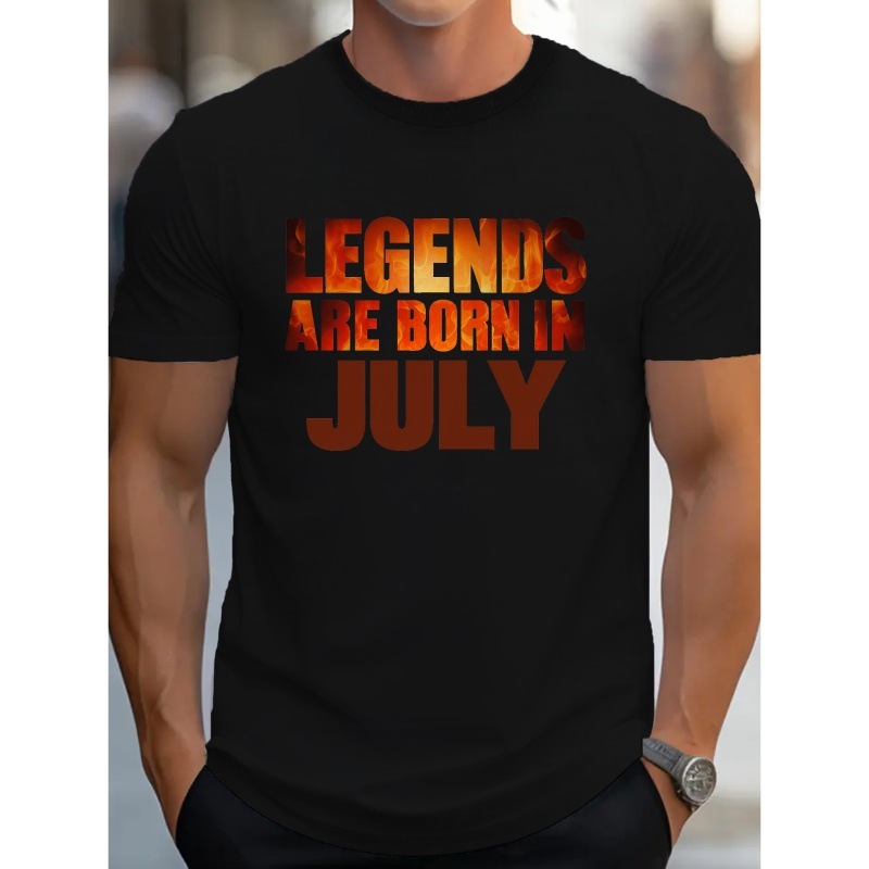 

Legends Born In July G500 Pure Cotton Men's T-shirt Comfort Fit