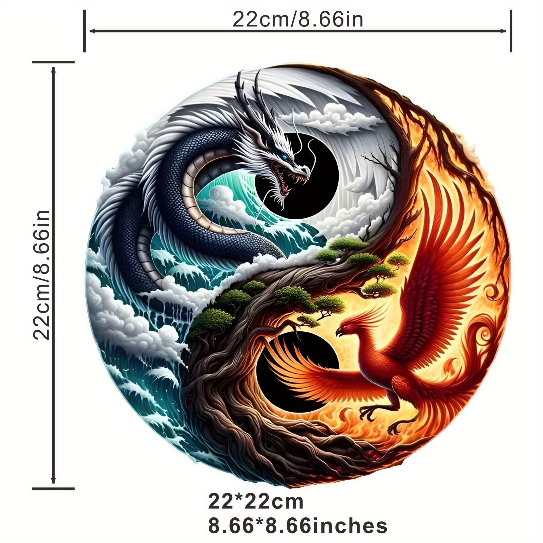 Stunning Fire Phoenix And Iron-on Patches For Men, Perfect For Heat Transfer On T-shirts, Hoodies, And Jeans