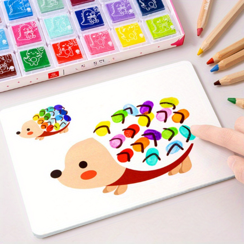 16 32pcs diy finger painting drawing for   graffiti doodle educational gift Product details 1