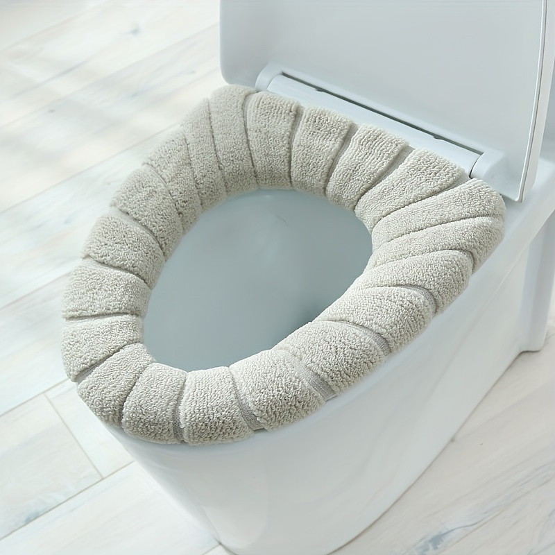 

Washable Toilet Seat Cover - Cushion For Patients, Rv-friendly Bathroom Accessory