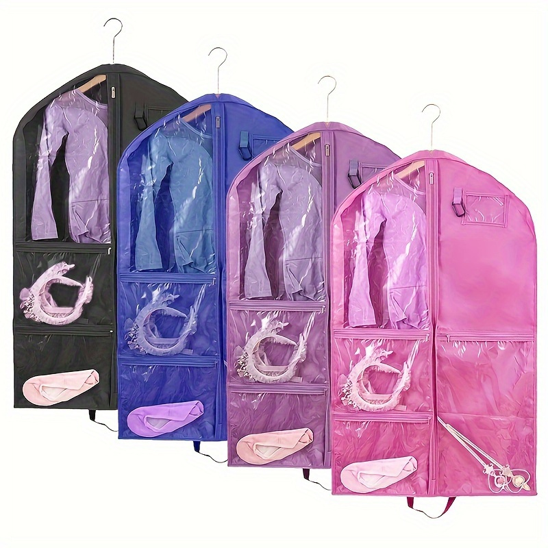 

Costume Dust Cover Bag With Storage Bags: Zippered, Hanging, And Space-saving For Bedroom, Bathroom, Office, Closet, Wardrobe, Home, And Dorm