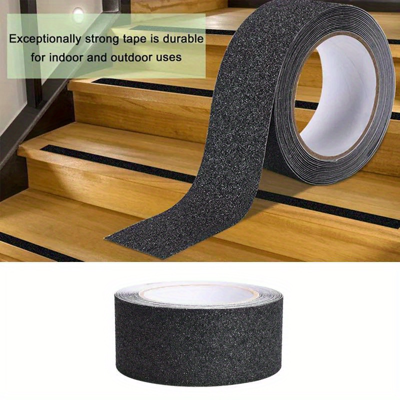 

Heavy Duty Anti-slip Tape 2/5cm X 5m, Waterproof Non-slip Strips For Stairs, Ramps, Skateboards, Outdoor Grip Tape For Steps, Durable Adhesive Safety Tread Material.