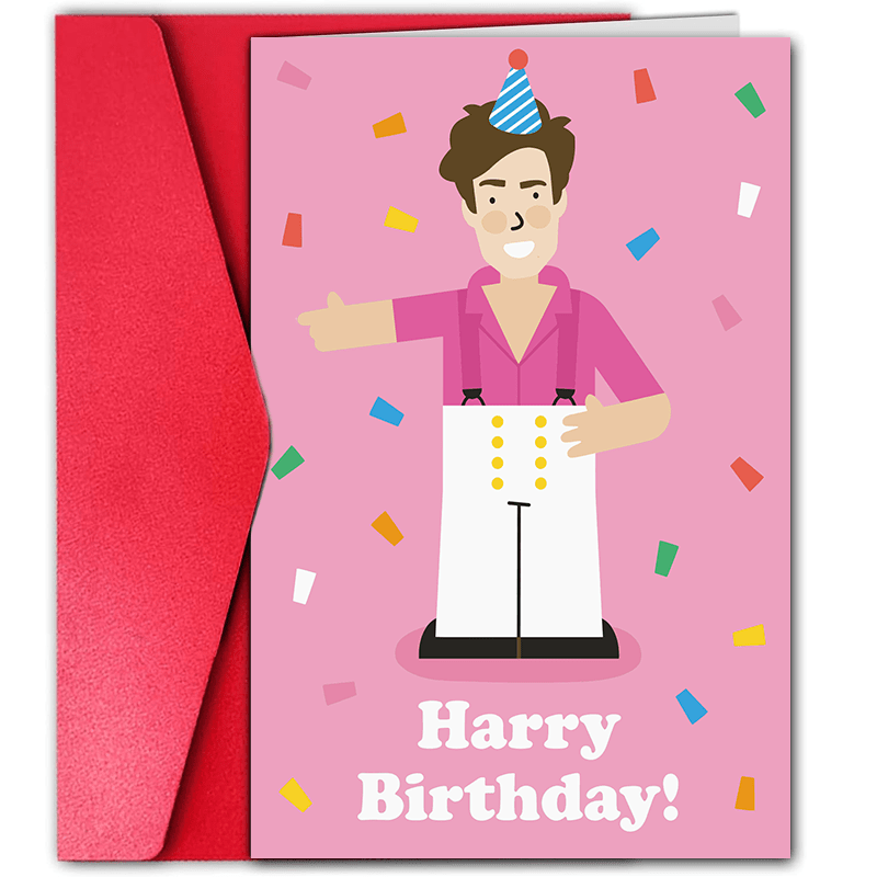 

1pc, Birthday Card, Music Birthday Card, Celebrity, Pop Star, Harry Birthday, Birthday Card Pun, Girlfriend