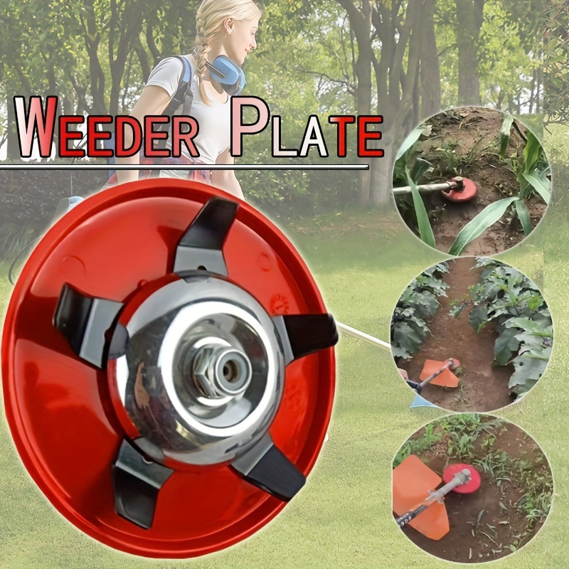 

Dual-use Weeder Plate & Trimmer Head For Lawn Mowers - Manual Brush Cutter Grass Cutting Machine, Outdoor Power Equipment