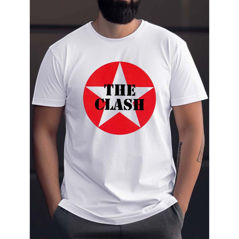 

Print Tee Shirt, Tees For Men, Casual Short Sleeve T-shirt For Summer