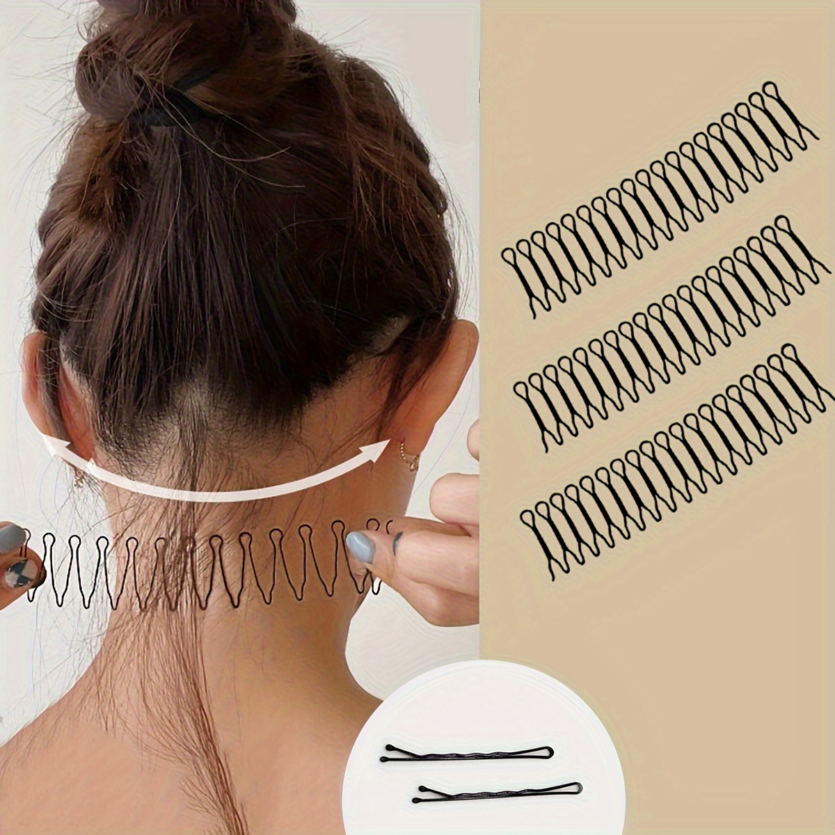3 pezzi fermagli per capelli a    , fermaglio per  , forcine per capelli, clip per   i capelli spezzati, strumenti per lo styling dei capelli