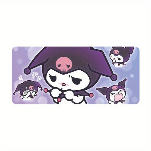 1pc Sanrio Cute Kurumi Anime Oversized Mouse Pad Learning Office Dormitory Home Cartoon Table Mat Keyboard Mat Mouse Pads For Desk Large Mouse Pad